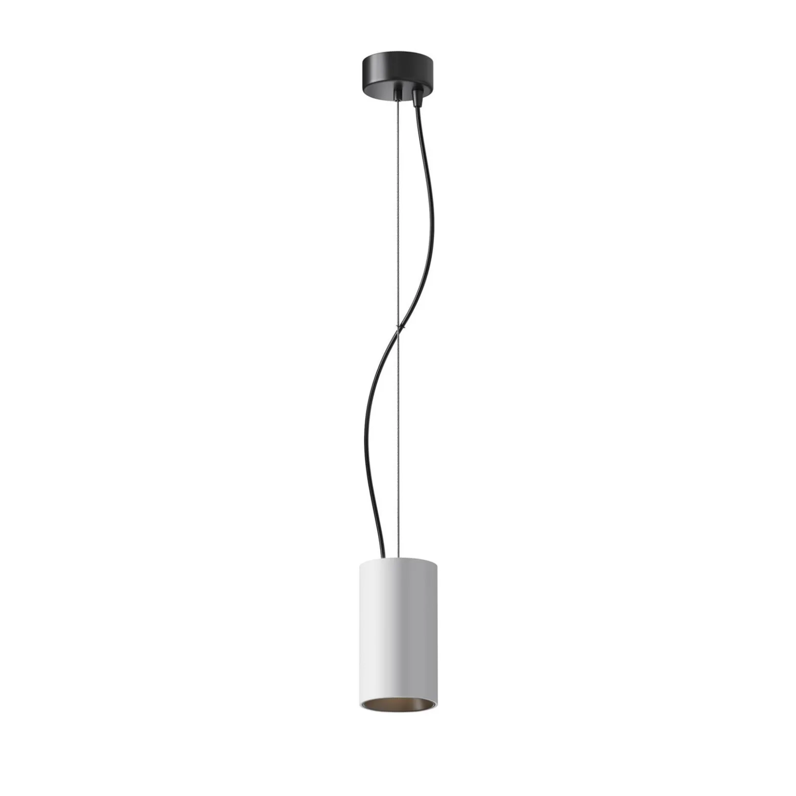 Maytoni LED-riippuvalaisin Efir, valkoinen, Ø 7,5 cm, 15 W, 38°