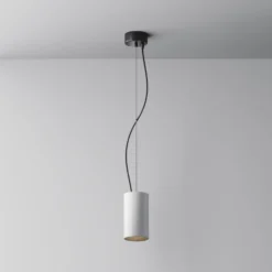 Maytoni LED-riippuvalaisin Efir, valkoinen, Ø 7,5 cm, 15 W, 38°