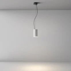 Maytoni LED-riippuvalaisin Efir, valkoinen, Ø 7,5 cm, 15 W, 38°