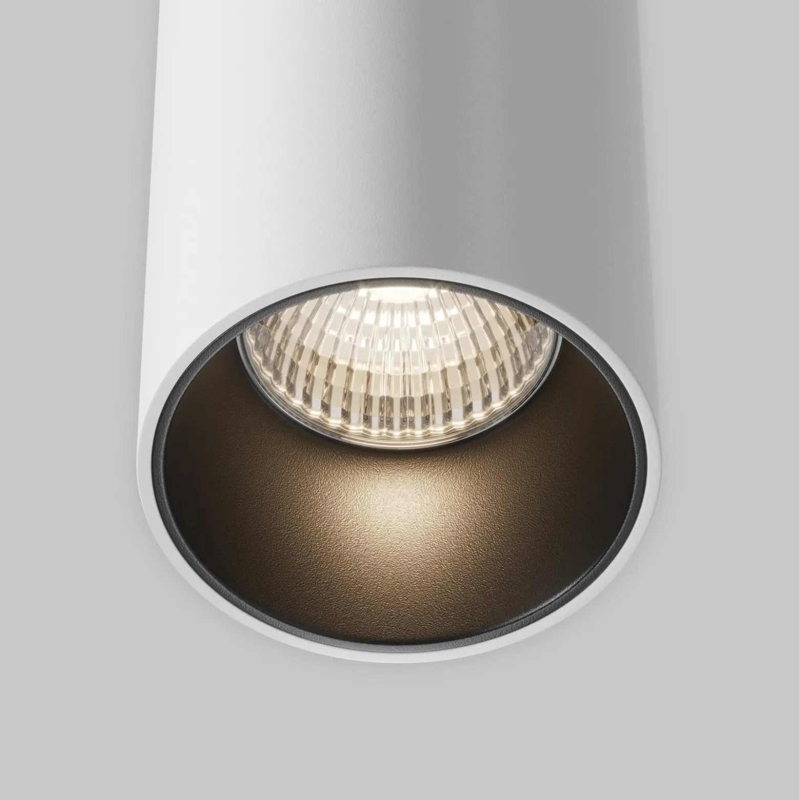 Maytoni LED-riippuvalaisin Efir, valkoinen, Ø 7,5 cm, 15 W, 38°