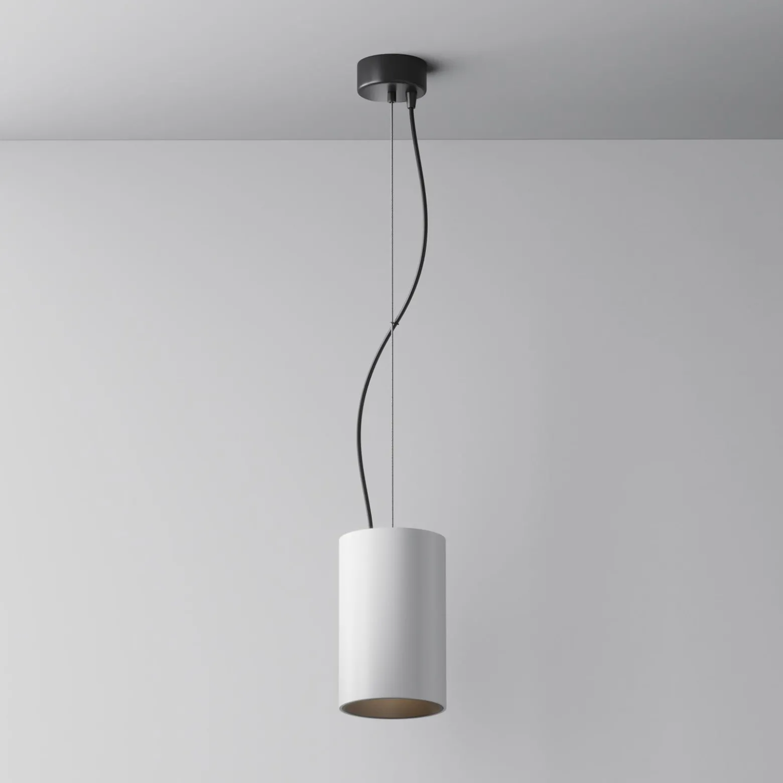 Maytoni LED-riippuvalaisin Efir, valkoinen, Ø 10,5 cm, 33 W, 38°