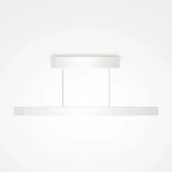 Maytoni LED-riippuvalaisin Ephoria, valkoinen, alumiini, pituus 116 cm