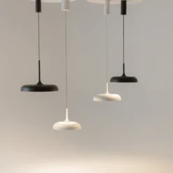 Maytoni LED-riippuvalaisin Gerhard, Ø 40 cm, valkoinen, metalli