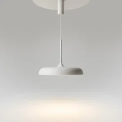 Maytoni LED-riippuvalaisin Gerhard, Ø 40 cm, valkoinen, metalli