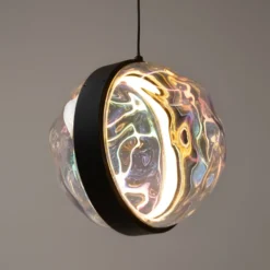 Maytoni LED-riippuvalaisin Misterio, musta/monivärinen, 3-lamppuinen