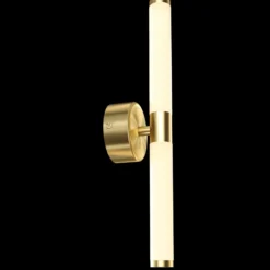 Maytoni LED-seinävalaisin Axis, kullanvärinen, korkeus 35,6 cm