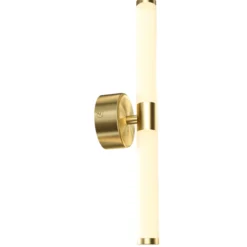 Maytoni LED-seinävalaisin Axis, kullanvärinen, korkeus 35,6 cm