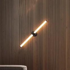 Maytoni LED-seinävalaisin Axis, kullanvärinen, korkeus 63 cm
