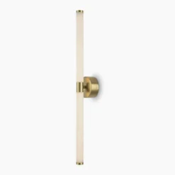 Maytoni LED-seinävalaisin Axis, kullanvärinen, korkeus 63 cm