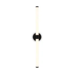 Maytoni LED-seinävalaisin Axis, musta, pituus 63 cm alumiini/akryyli