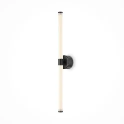 Maytoni LED-seinävalaisin Axis, musta, pituus 63 cm alumiini/akryyli