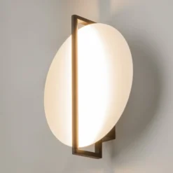 Maytoni LED-seinävalaisin Mira, musta/valkoinen, korkeus 30 cm, metallia