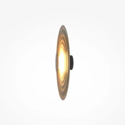 Maytoni LED-seinävalaisin Nami, cappucino, Ø 40 cm, alumiini