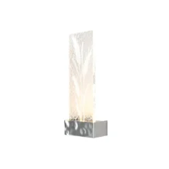 Maytoni LED-seinävalaisin Ornate, kromi/selkeä, korkeus 31 cm, lasi