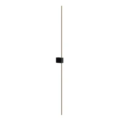 Maytoni LED-seinävalaisin Pars, 105 cm, musta/kulta, alumiini