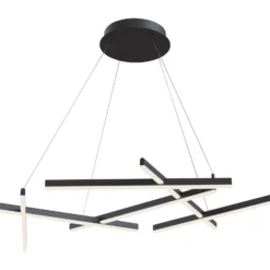 Maytoni Line -LED-riippuvalo 3 000 K, musta