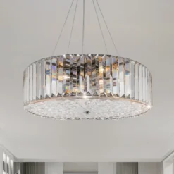 Maytoni Recinto riippuvalaisin, Ø 40 cm, kristalli, 6 x E27
