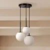 Maytoni riippuvalaisin Basic form, musta, Ø 40 cm, 3-valo lasi