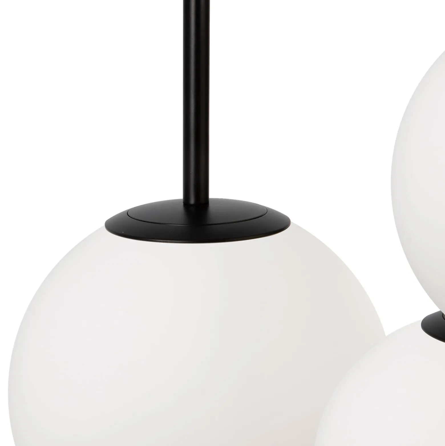 Maytoni riippuvalaisin Basic form, musta, Ø 40 cm, 3-valo lasi