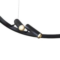 Maytoni Satellite -LED-riippuvalo 3 300 K, musta