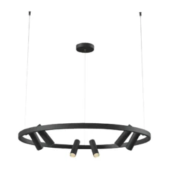 Maytoni Satellite -LED-riippuvalo 3 300 K, musta