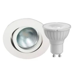 Megatron DecoclicSet -LED-uppovalo GU10 5W valk.
