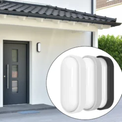 MEGATRON LED-ulkoseinälamppu Zella Neo XL Sensor, valkoinen, IP54
