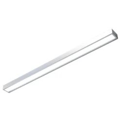 Mera LED-seinävalaisin, leveys 120 cm, alumiini, 4000K