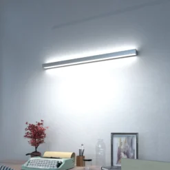 Mera LED-seinävalaisin, leveys 80 cm, alumiini, 4000K