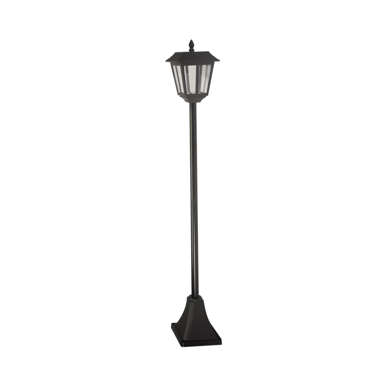 Metro-aurinkopylväsvalaisin, 130 cm, musta, IP44
