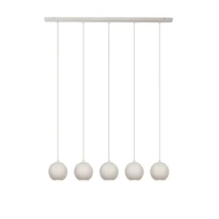 Midway-riippuvalo, hiekanvärinen, 5-lamppuinen, pituus 105 cm, GU10