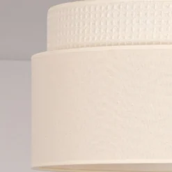 Milano-riippuvalo, ecru/beige, Ø 45 cm, tekstiili, E27
