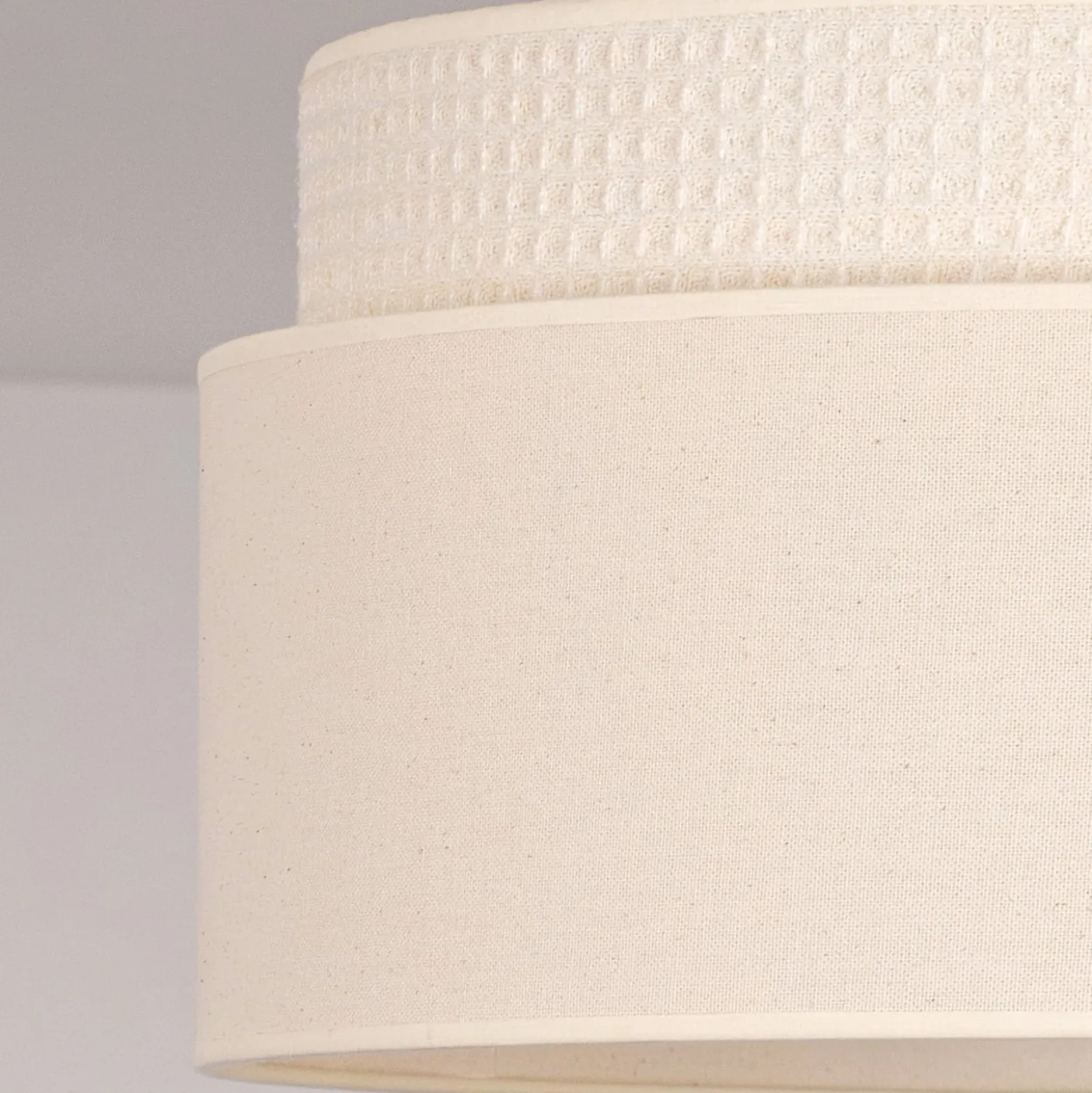 Milano-riippuvalo, ecru/beige, Ø 45 cm, tekstiili, E27