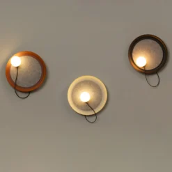 Milan Wire seinävalaisin Ø 38 cm kupari metallinen