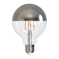 Müller Licht LED-globe E27 9W 927 pääpeili, hopea