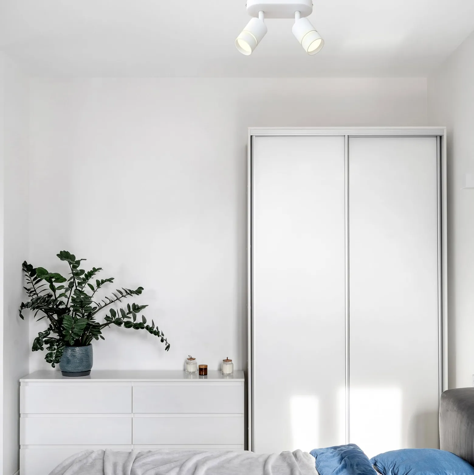 Müller Licht tint Nalo-LED-kohdevalaisin 2 lamppua