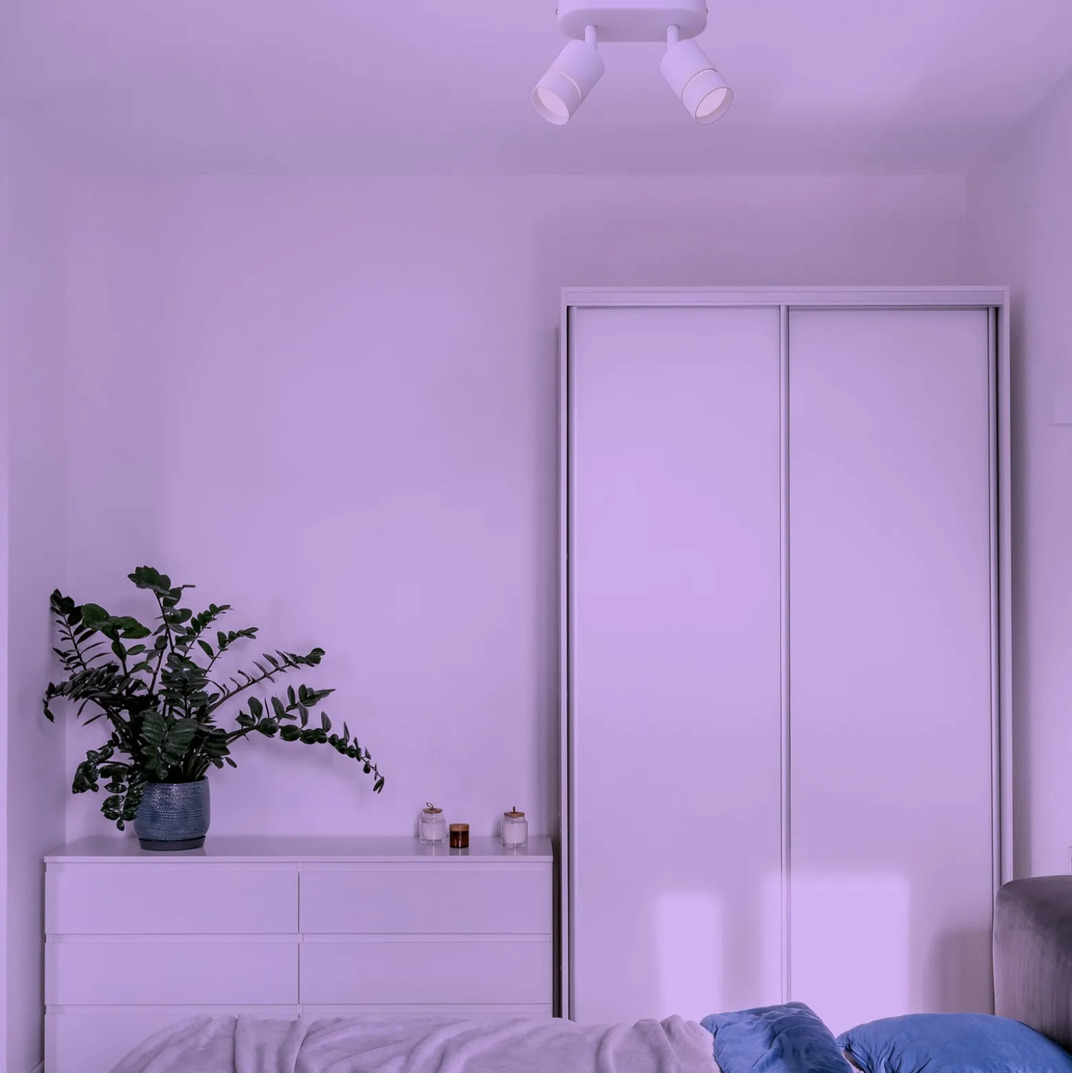 Müller Licht tint Nalo-LED-kohdevalaisin 2 lamppua