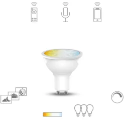 Müller Licht tint white LED-lamppu GU10 5,1 W CCT