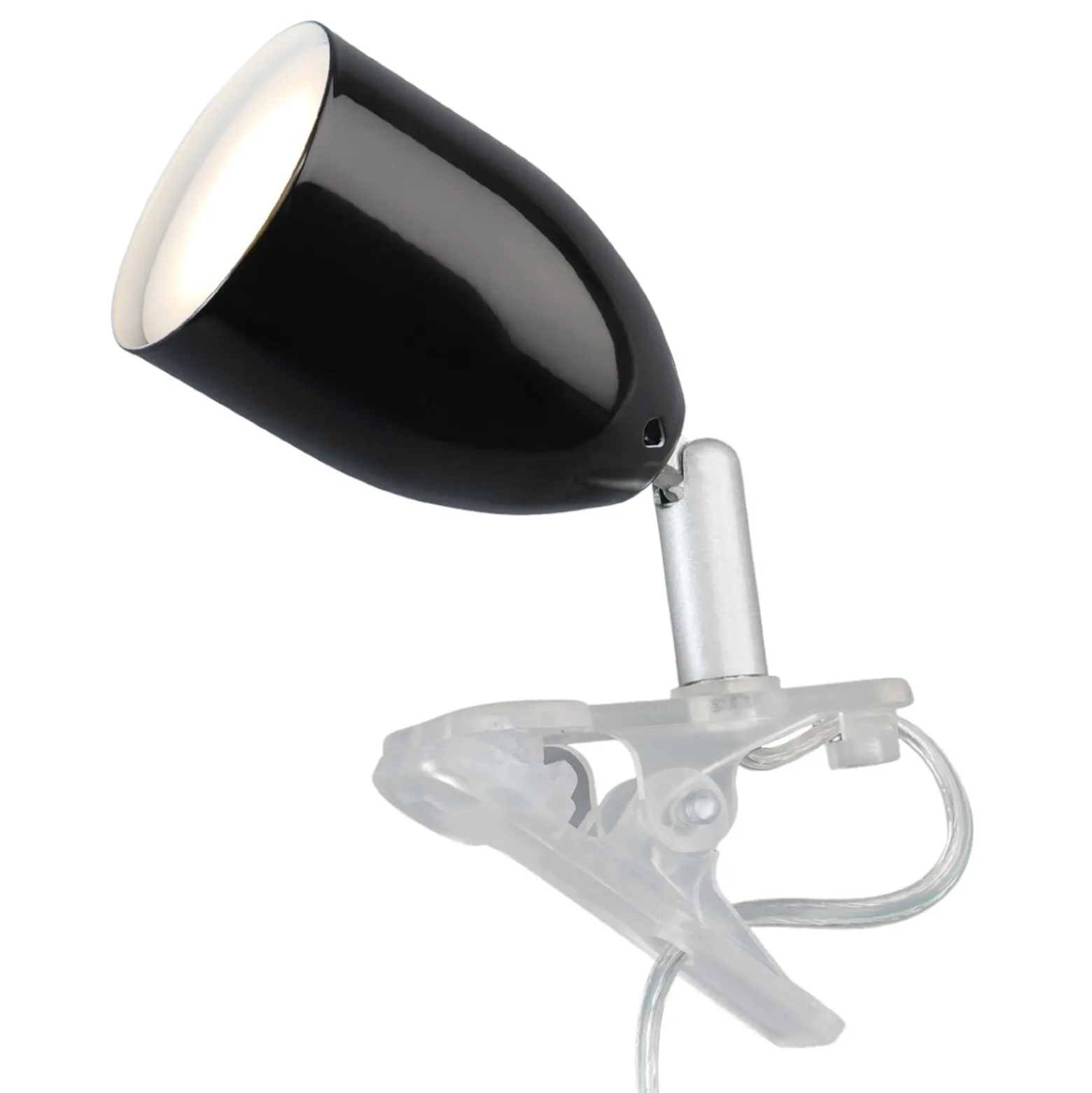 Moderni LED-puristinvalo LEO mustana