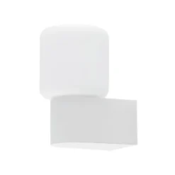 Molto Luce Lanu Flat ulkoseinävalaisin, valkoinen, alumiini/lasi
