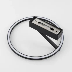 Molto Luce LED-seinävalaisin Melli SD, musta, alumiini, Ø 33 cm