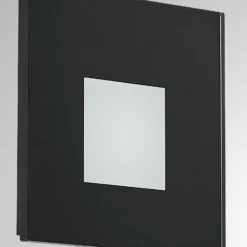 Molto Luce LED uppoasennusvalaisin Wall R68 lasi SQ, musta, CCT