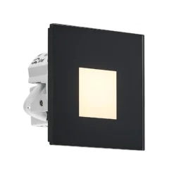 Molto Luce LED uppoasennusvalaisin Wall R68 lasi SQ, musta, CCT