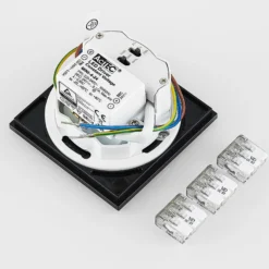 Molto Luce LED uppoasennusvalaisin Wall R68 lasi SQ, musta, CCT