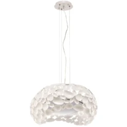 Narisa LED-riippuvalaisin 5xG9, Ø47cm, valkoinen