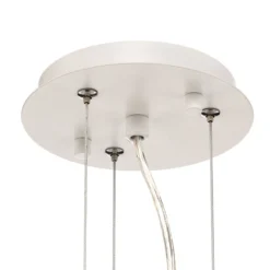 Narisa LED-riippuvalaisin 5xG9, Ø47cm, valkoinen