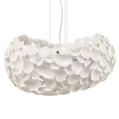 Narisa LED-riippuvalaisin 5xG9, Ø47cm, valkoinen