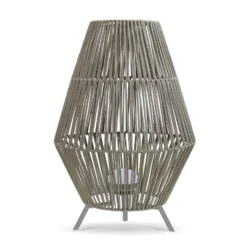 Newgarden Conta LED ladattava pöytävalaisin taupe 72cm