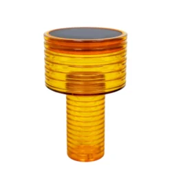 Newgarden LED-pöytävalaisin Ambar, oranssi, PMMA, IP44