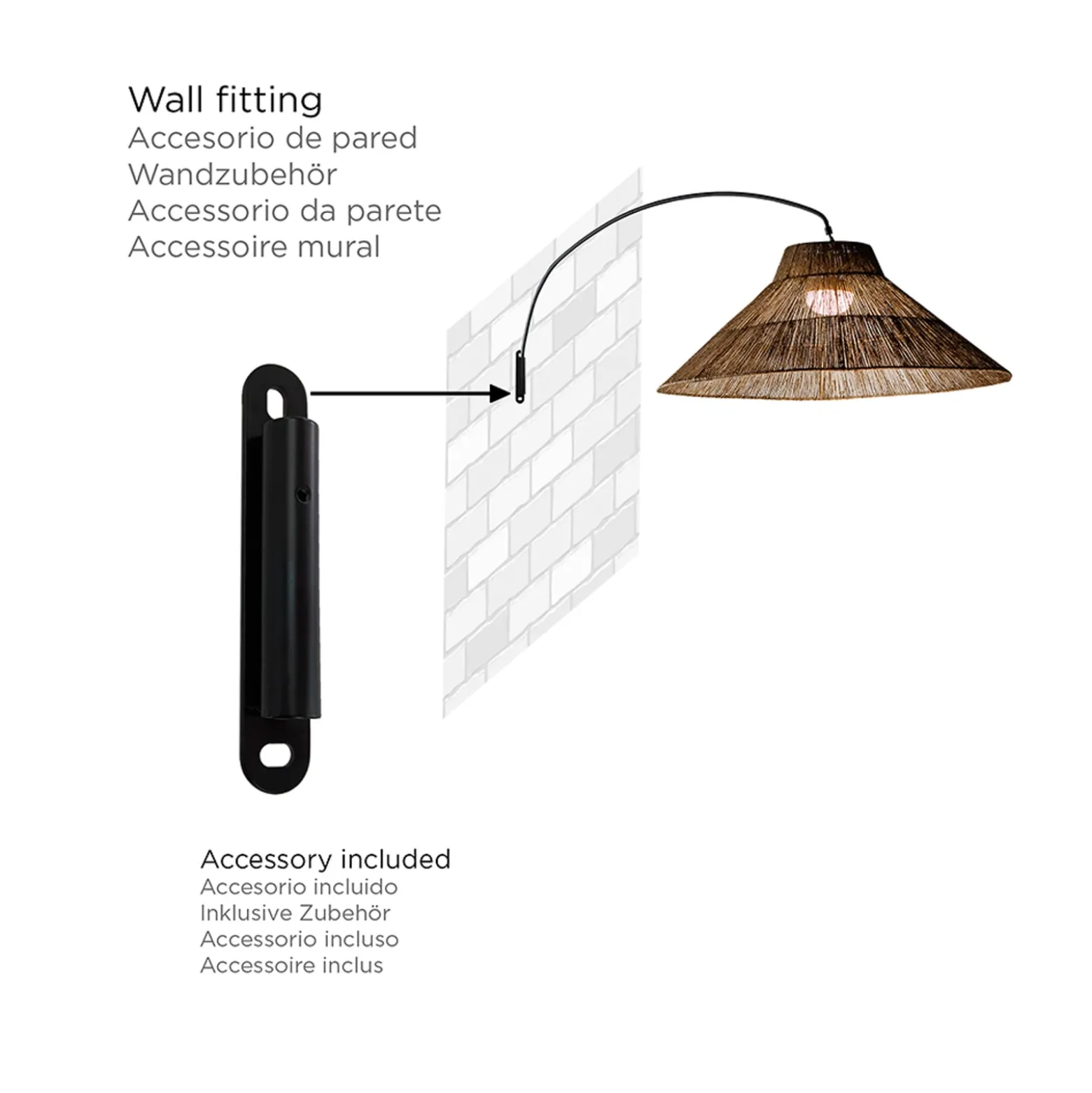 Newgarden Niza LED-lattiavalaisin sisä- ja ulkotiloihin, 230cm